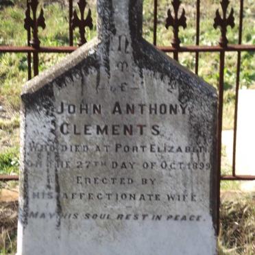 CLEMENTS John Anthony -1899