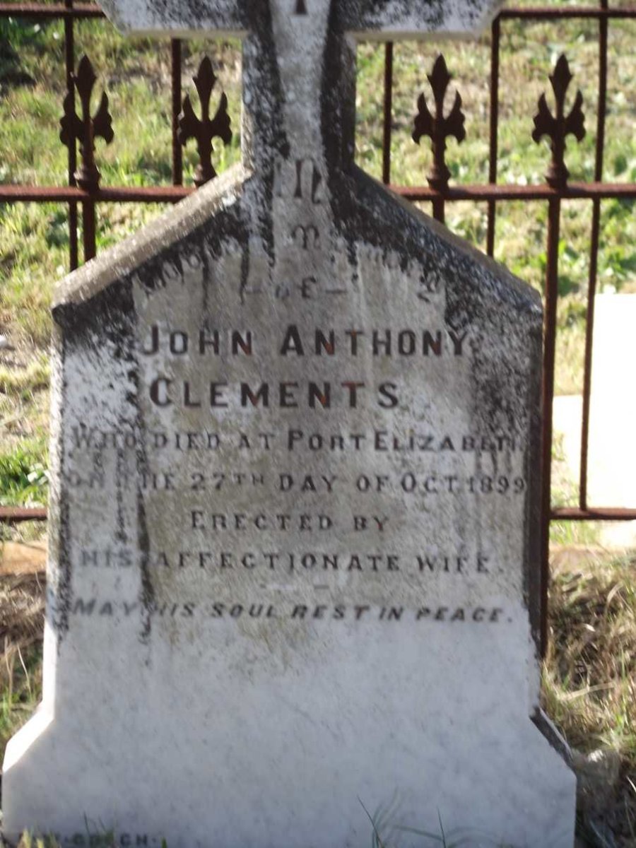 CLEMENTS John Anthony -1899