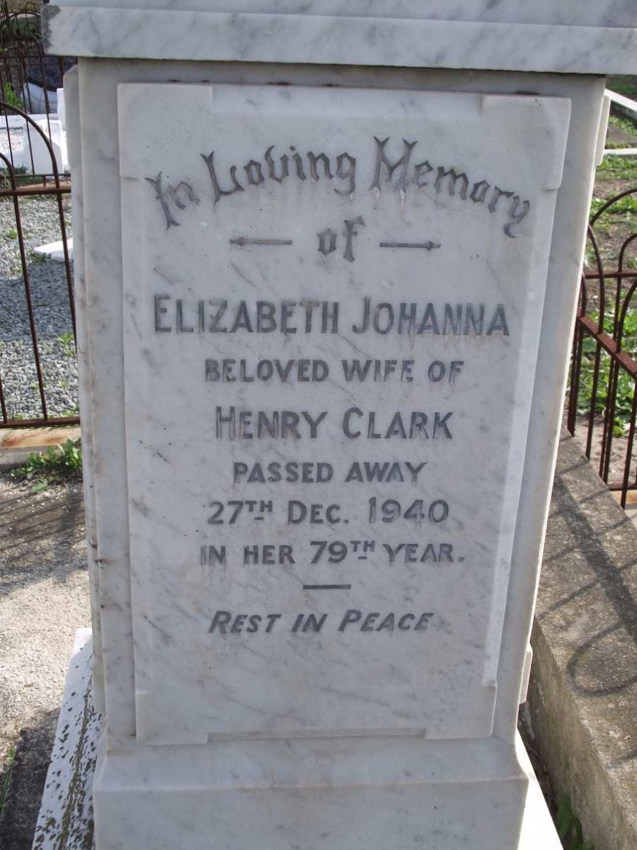 CLARK Elizabeth Johanna -1940