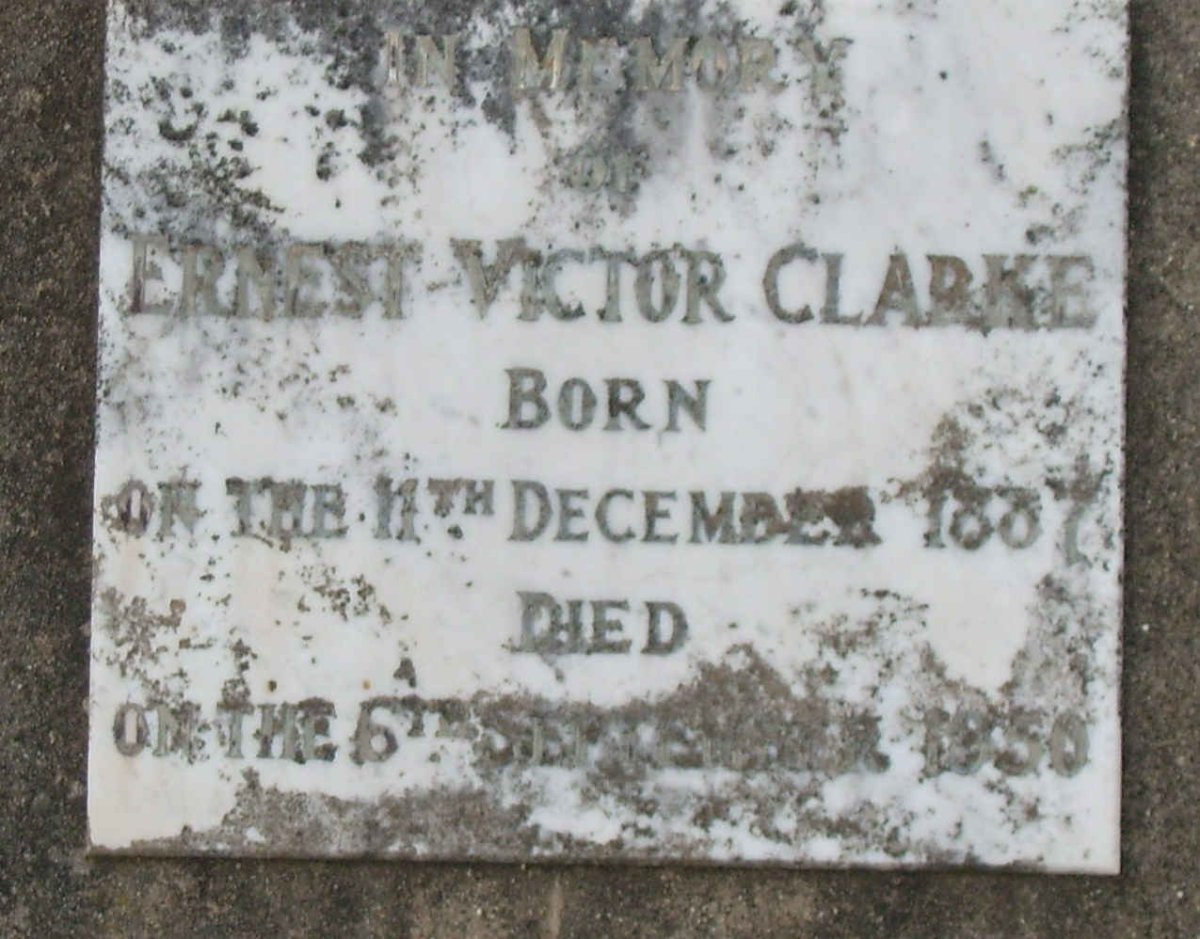 CLARKE Ernest Victor 1887-1950