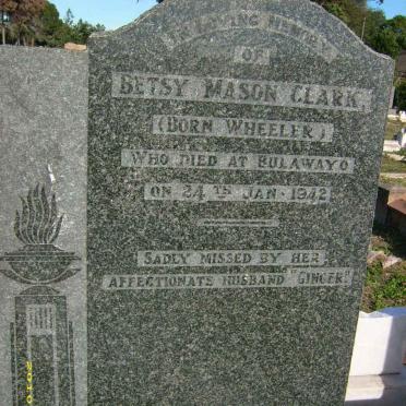 CLARK Betsy Mason nee WHEELER -1942