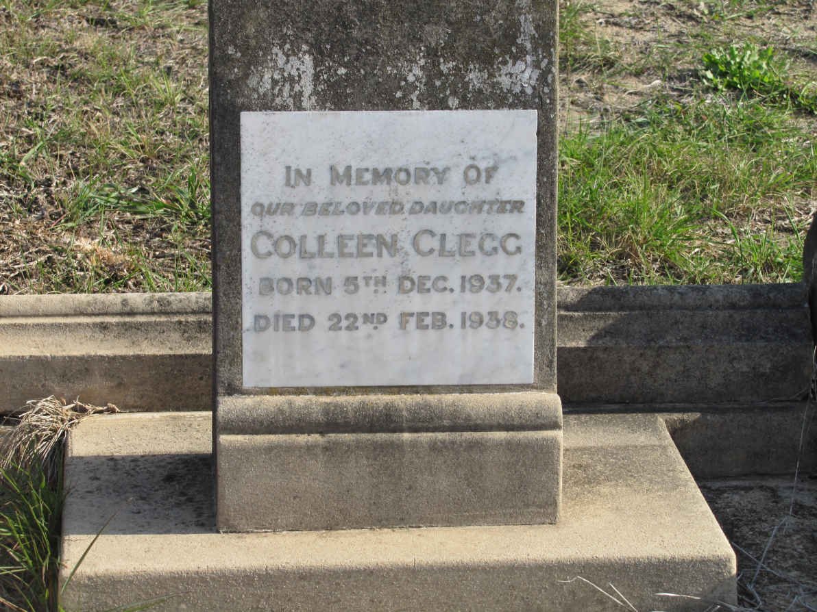 CLEGG Colleen 1937-1938