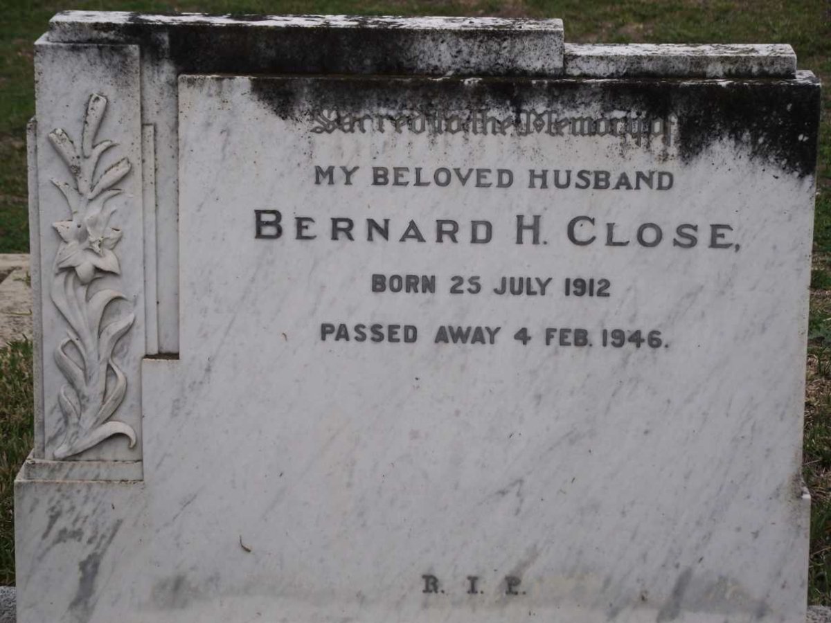 CLOSE Bernhard H. 1912-1946