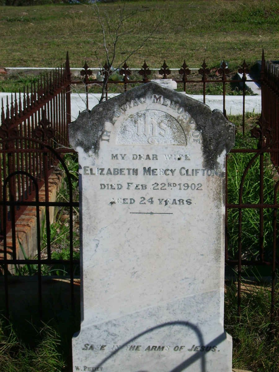 CLIFTON Elizabeth Mercy -1902