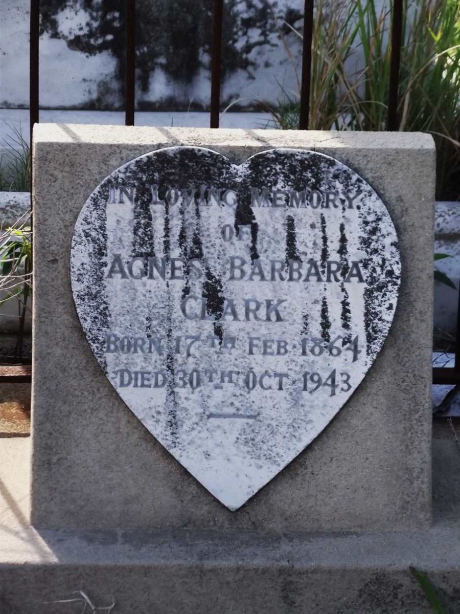 CLARK Agnes Barbara 1864-1943