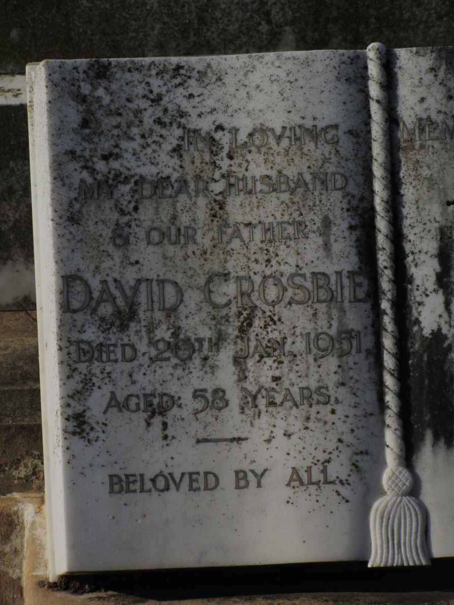 CROSBIE David -1951