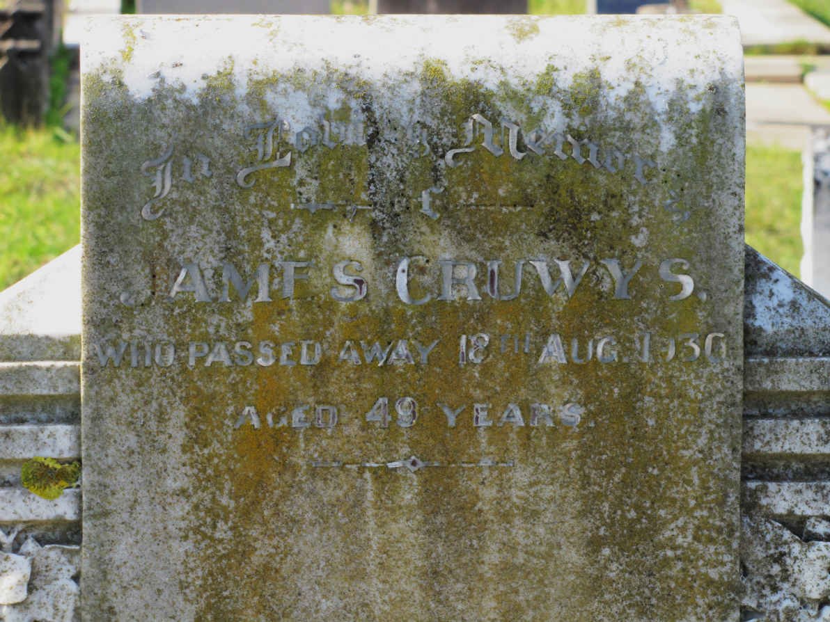 CRUWYS James -1930