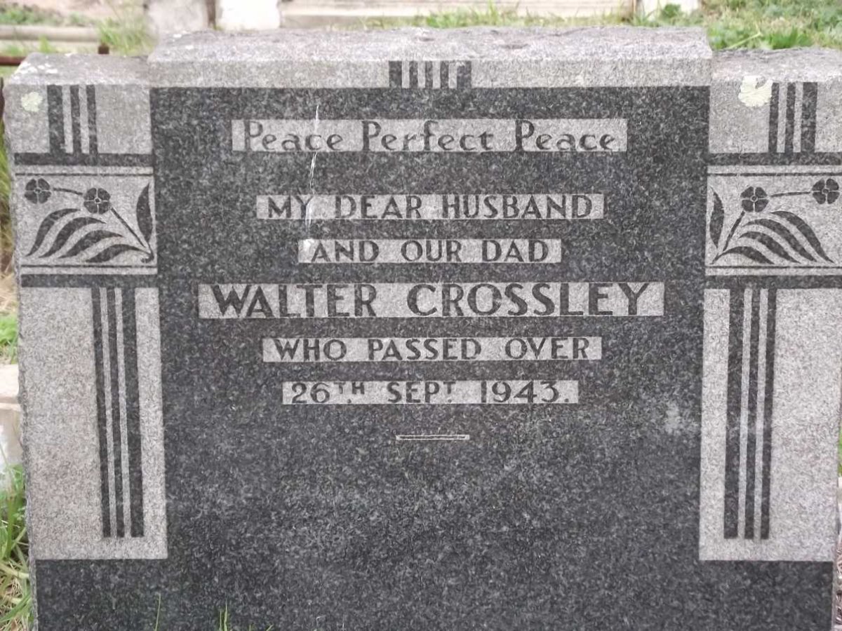 CROSSLEY Walter -1943