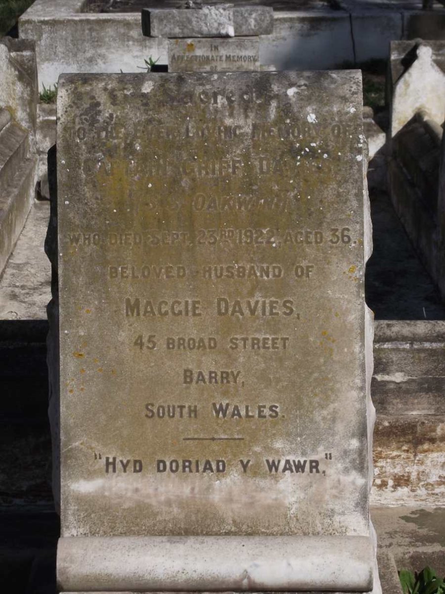 DAVIES Griff -1922