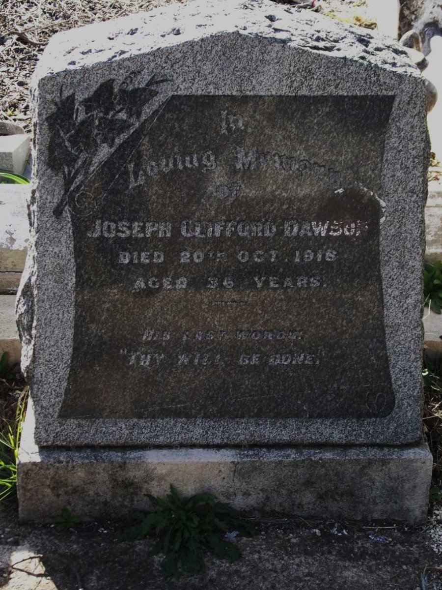 DAWSON Joseph Clifford -1918