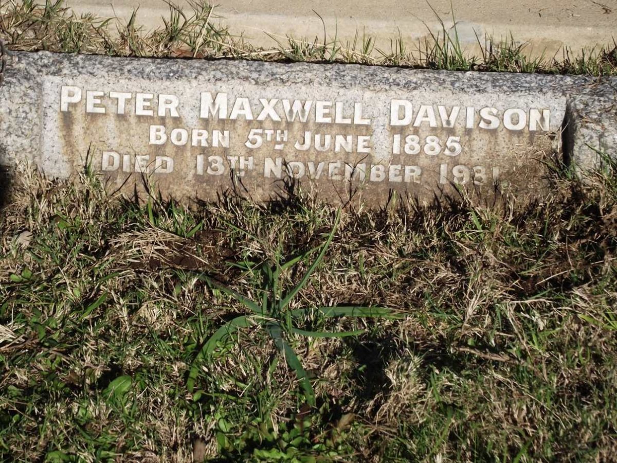 DAVISON Peter Maxwell 1885-1931