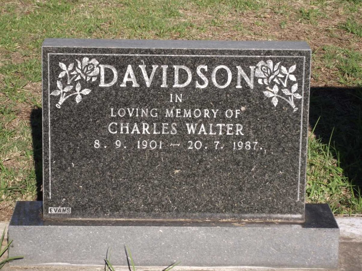 DAVIDSON Charles Walter 1901-1987
