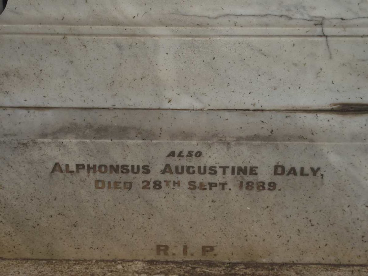 DALY Alphonsus Augustine -1889