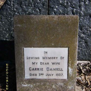 DANIELL Carrie -1937