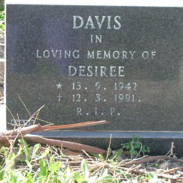DAVIS Desiree 1942-1991