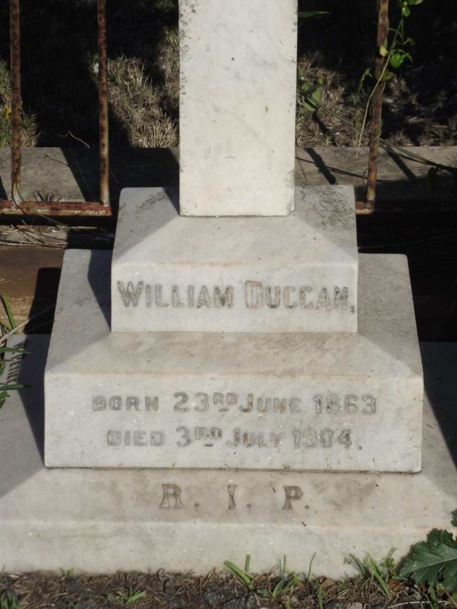 DUCCAN William 1863-1904