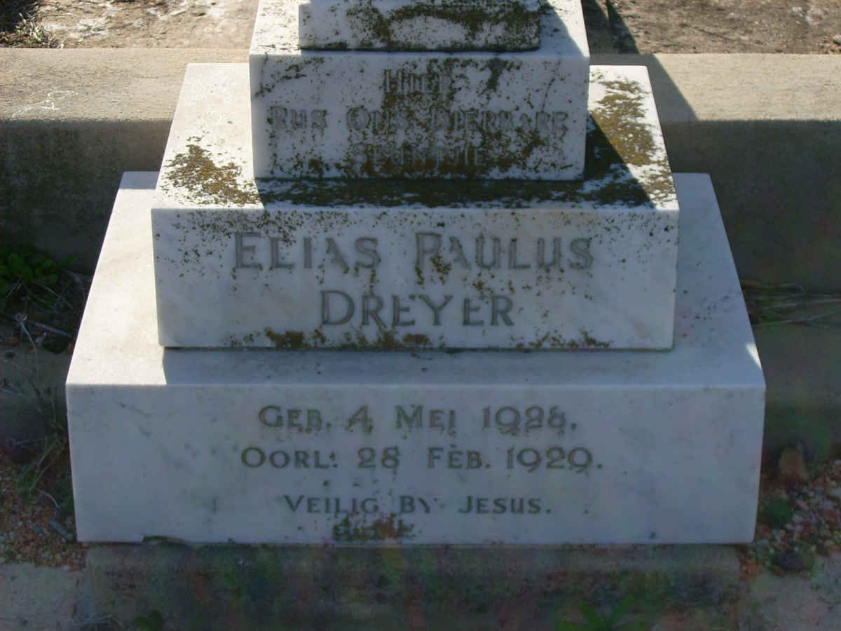 DREYER Elias Paulus 1928-1929
