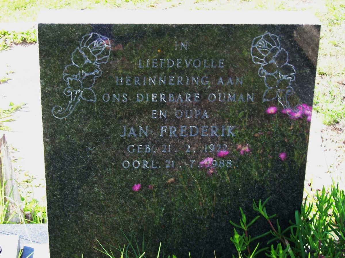 DEVENTER Jan Frederick, van 1922-1988