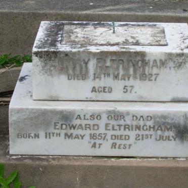ELTRINGHAM Edward 1857-1930 :: ELTRINGHAM Mary -1927