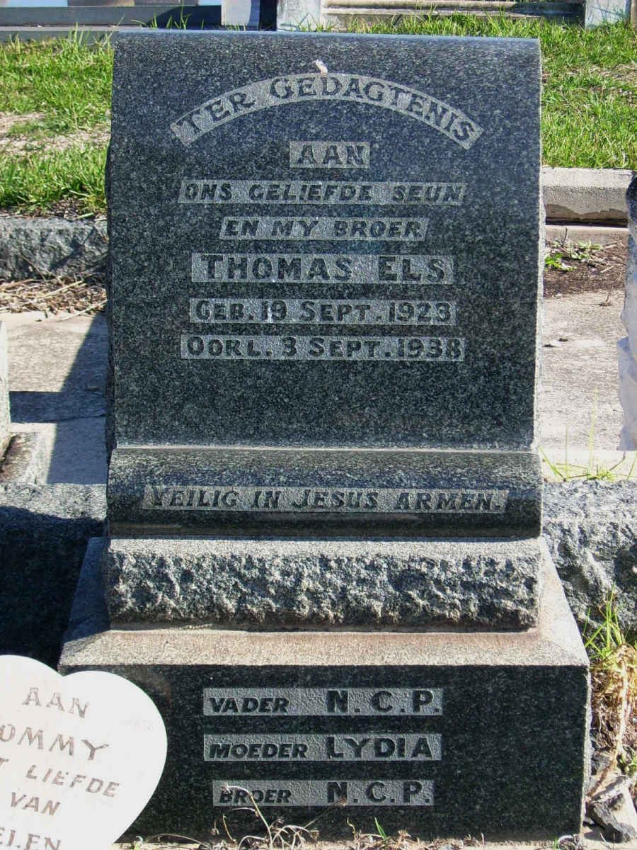 ELS Thomas 1923-1938