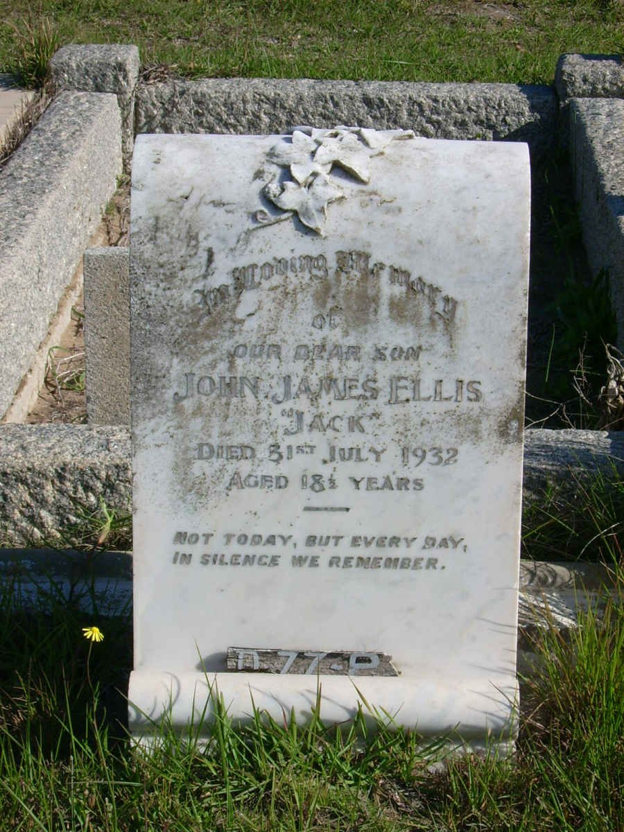 ELLIS John James -1932 