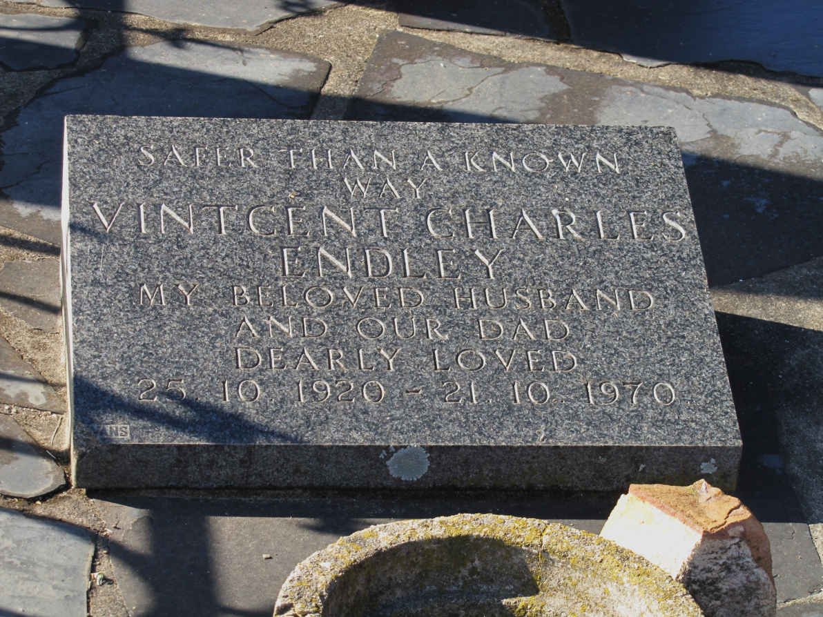 ENDLEY Vincent Charles 1920-1970