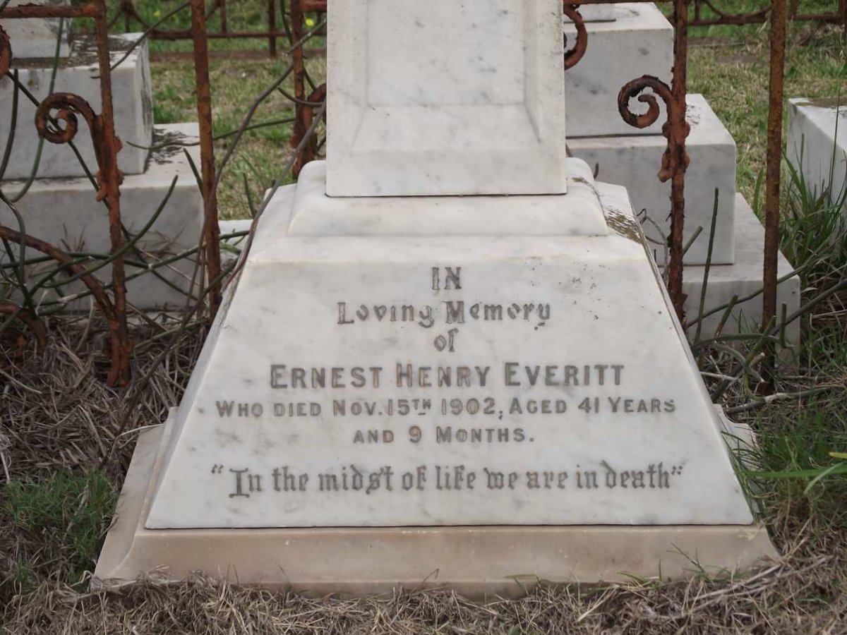 EVERITT Ernest Henry -1902