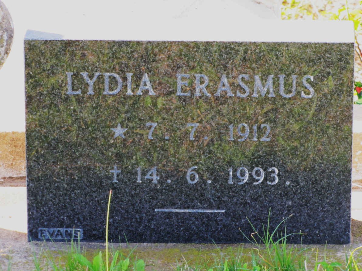 ERASMUS Lydia 1912-1993