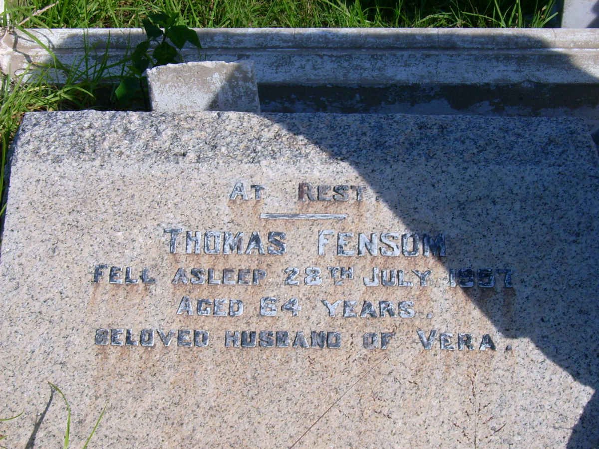 FENSOM Thomas -1957