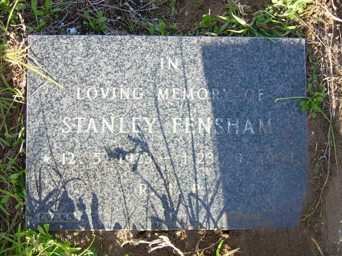 FENSHAM Stanley 1923-1994