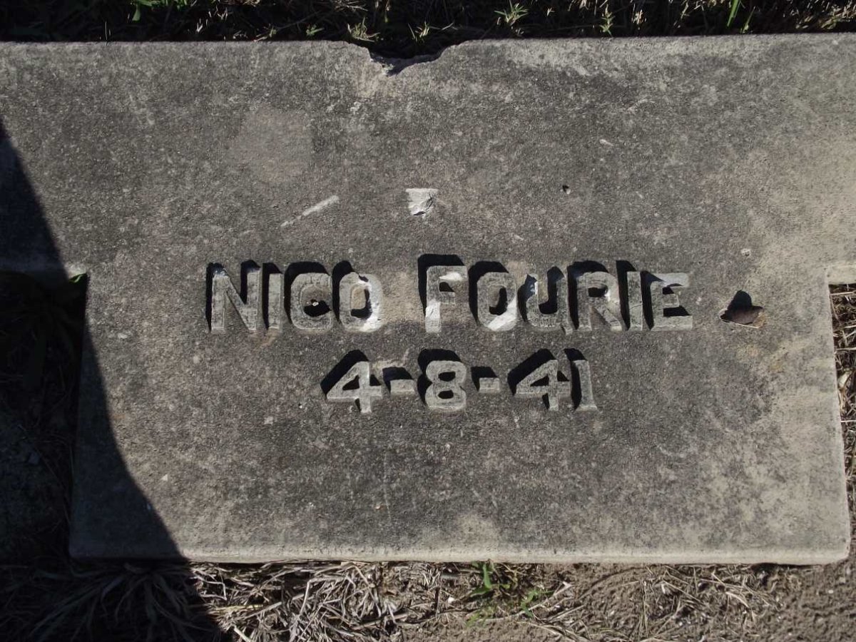 FOURIE Nico -1941