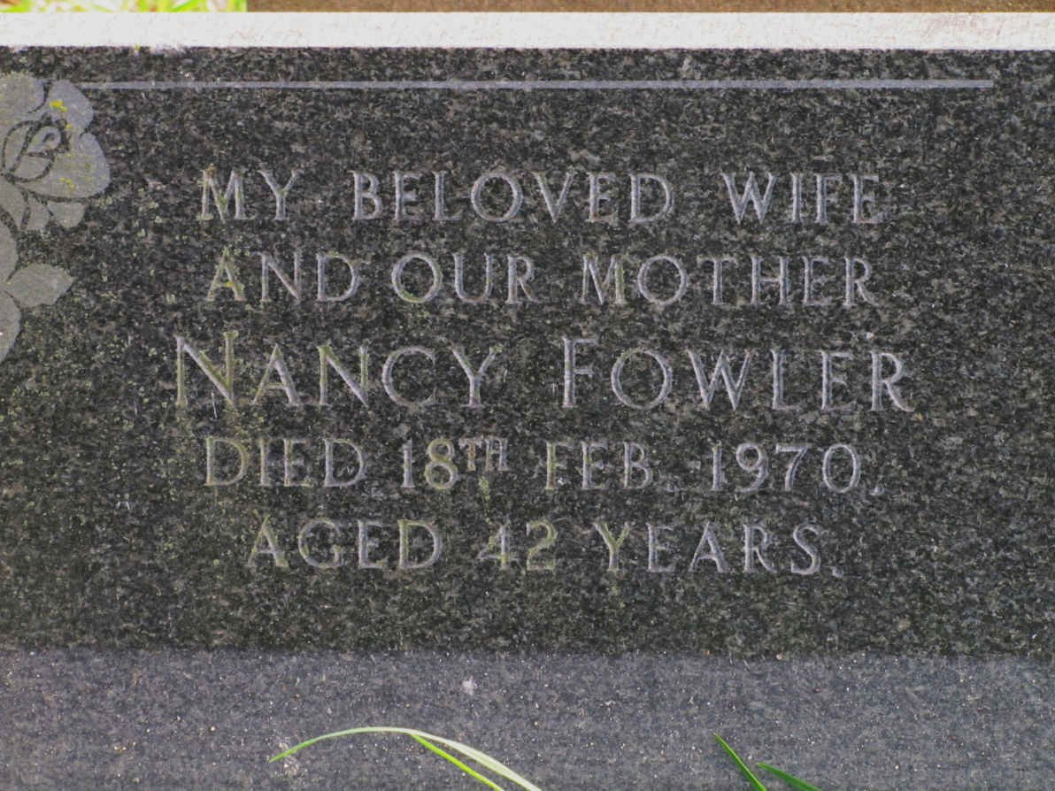 FOWLER Nancy -1970