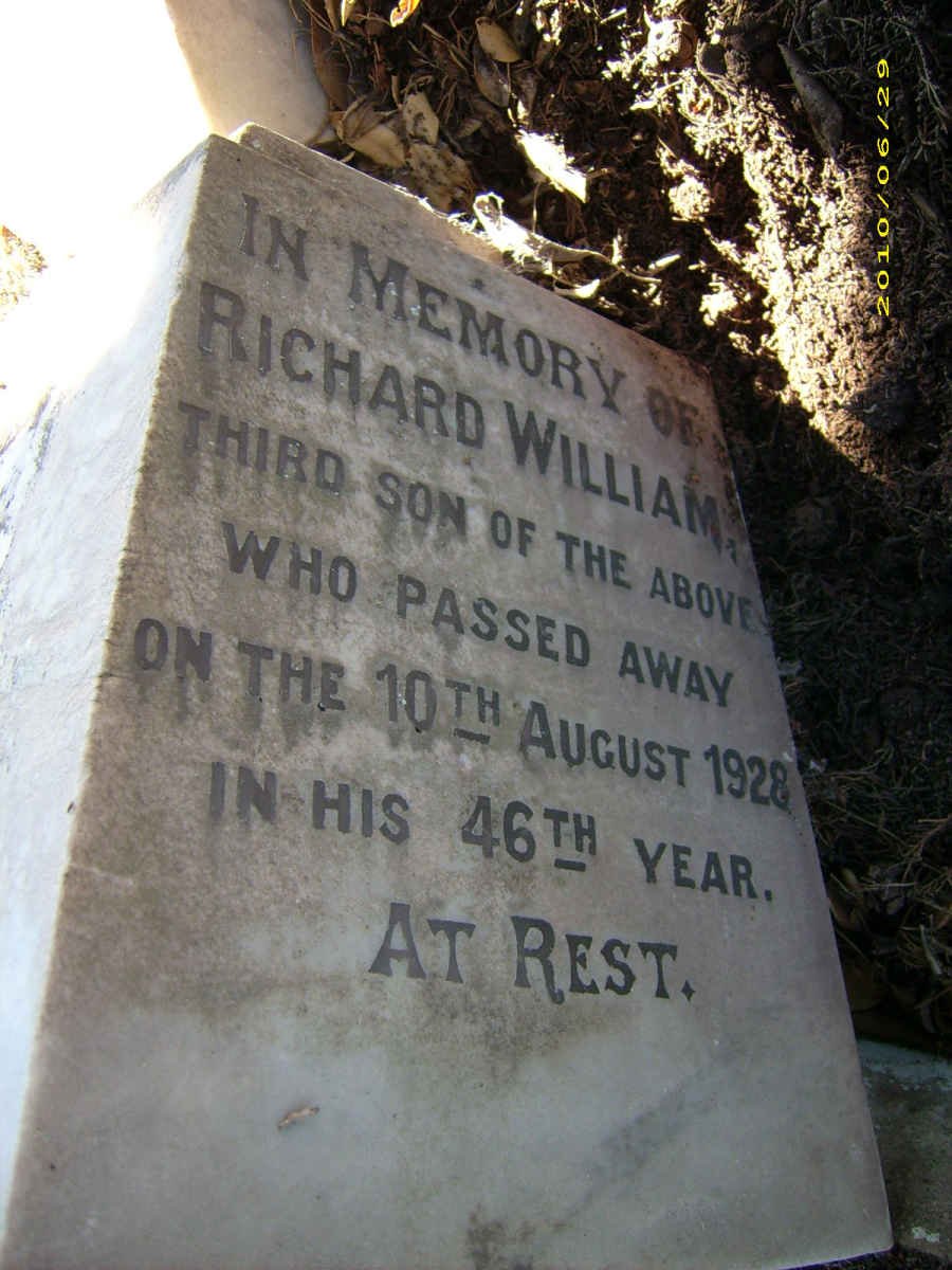 FORBES Richard William -1928