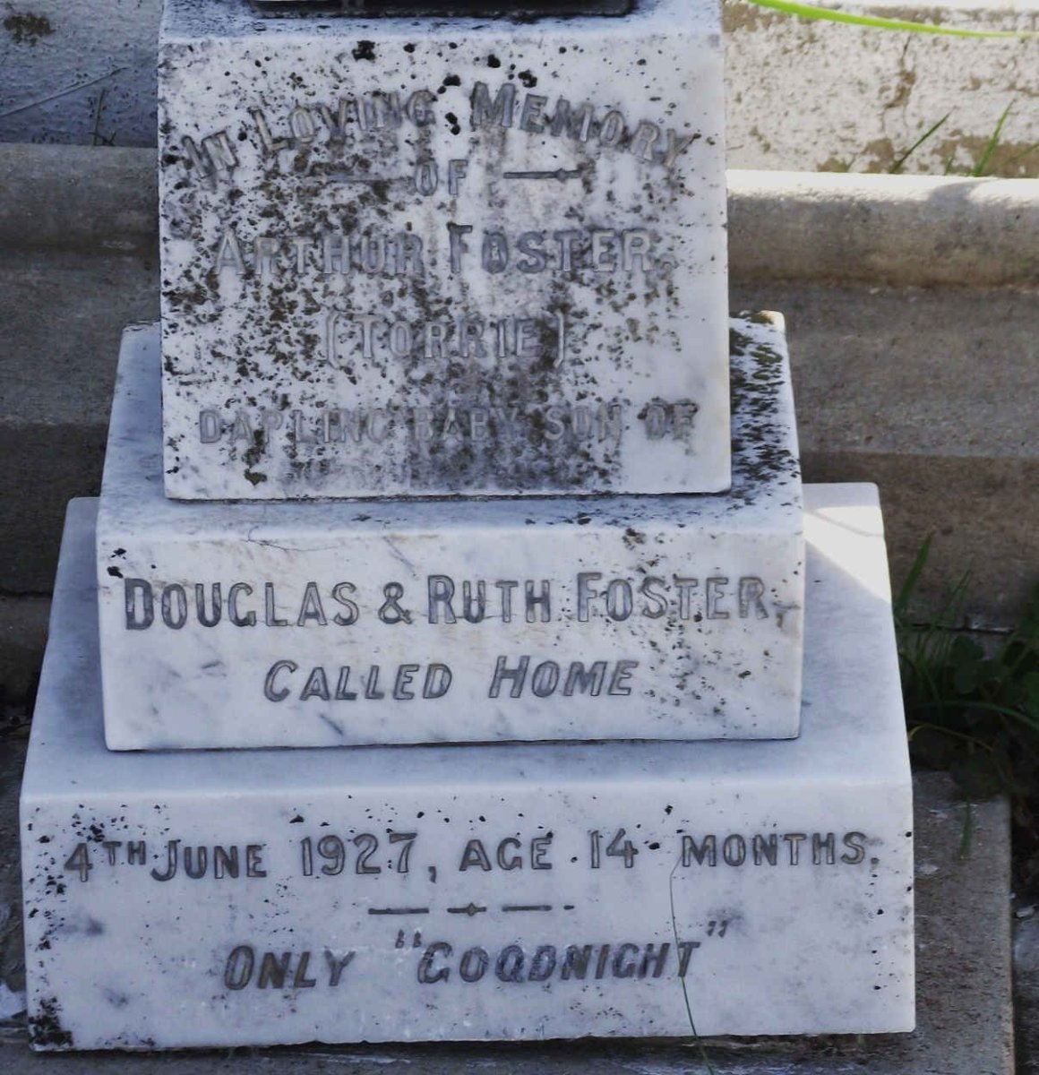 FOSTER Douglas &amp; Ruth :: FOSTER Arthur -1927