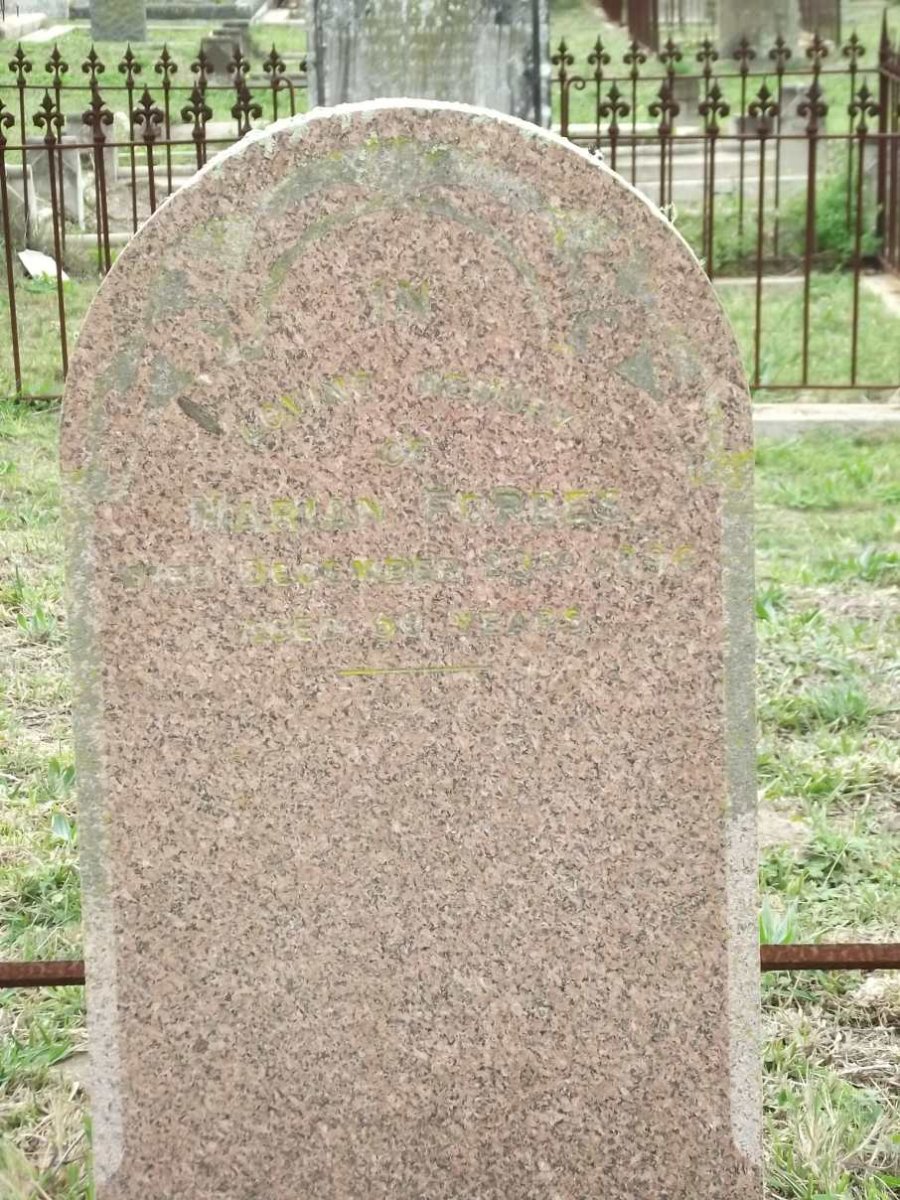 FORBES Marion -1896