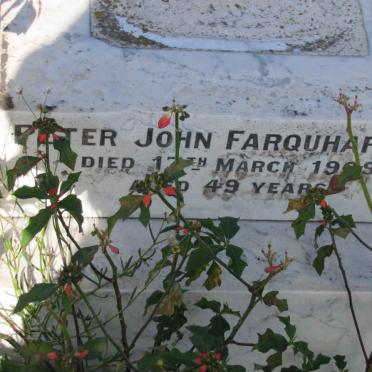 FARQUHARSON Peter John -1909