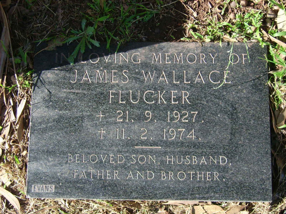 FLUCKER James Wallace 1927-1974