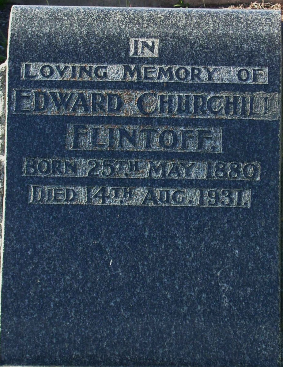 FLINTOFF Edward Churchill 1880-1931