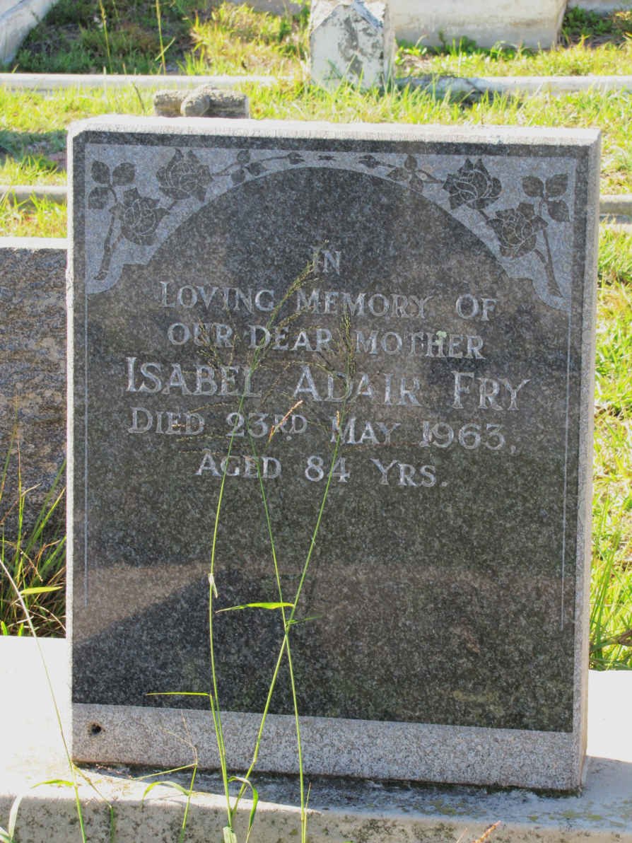 FRY Isabel Adair -1963