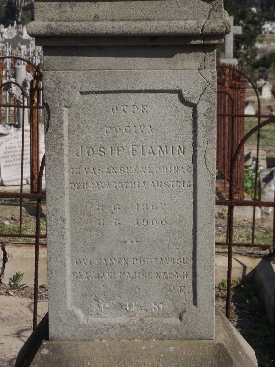 FIAMIN Josip 1867-1900