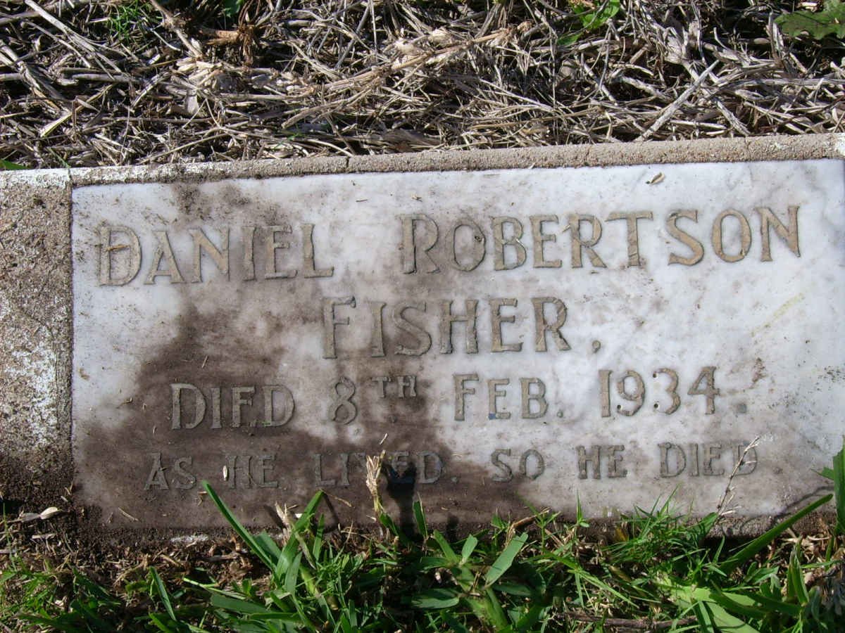 FISHER Daniel Robertson -1934