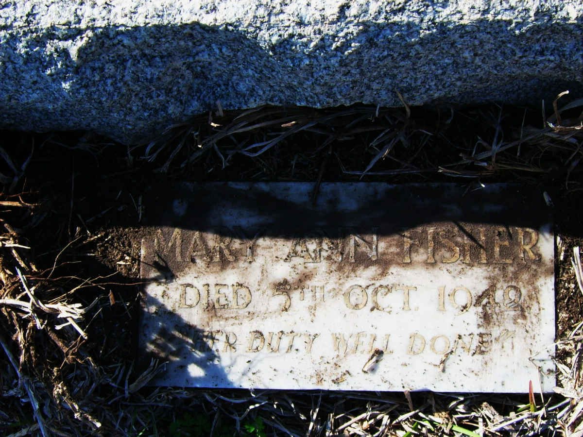 FISHER Mary-Ann -1942