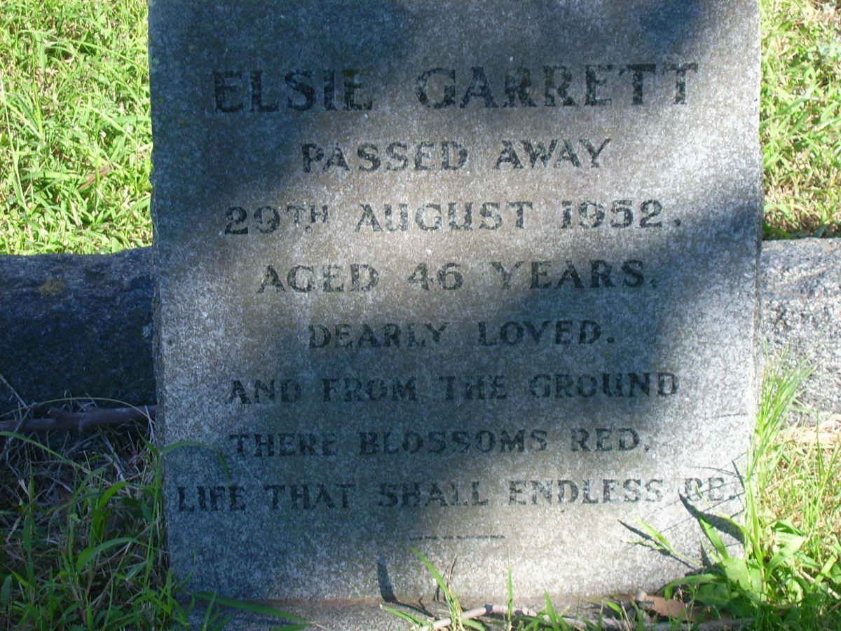 GARRETT Elsie -1952