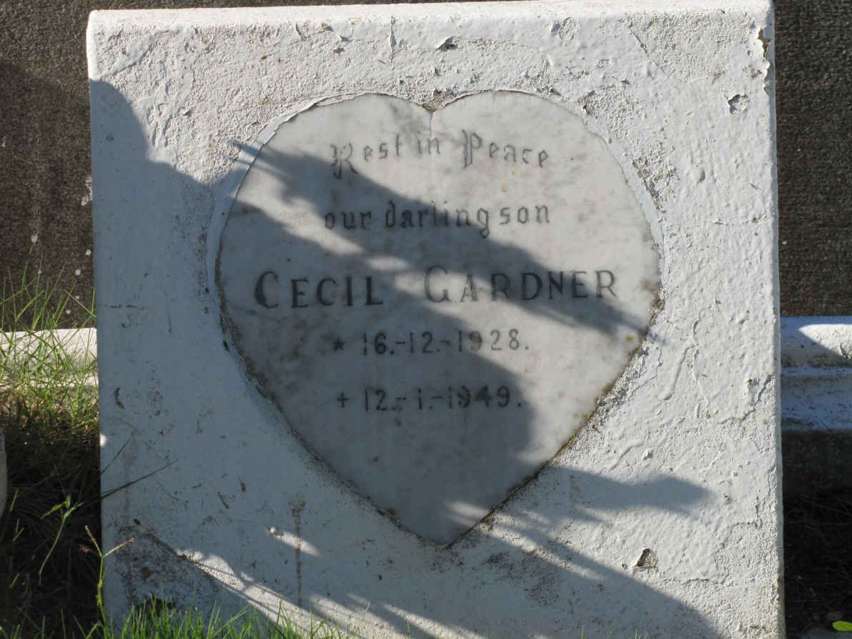 GARDNER Cecil 1928-1949