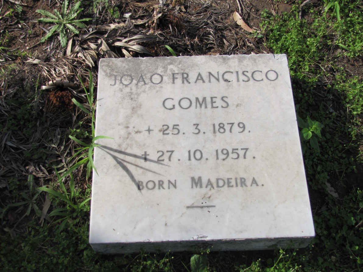 GOMES Joao Francisco 1879-1957