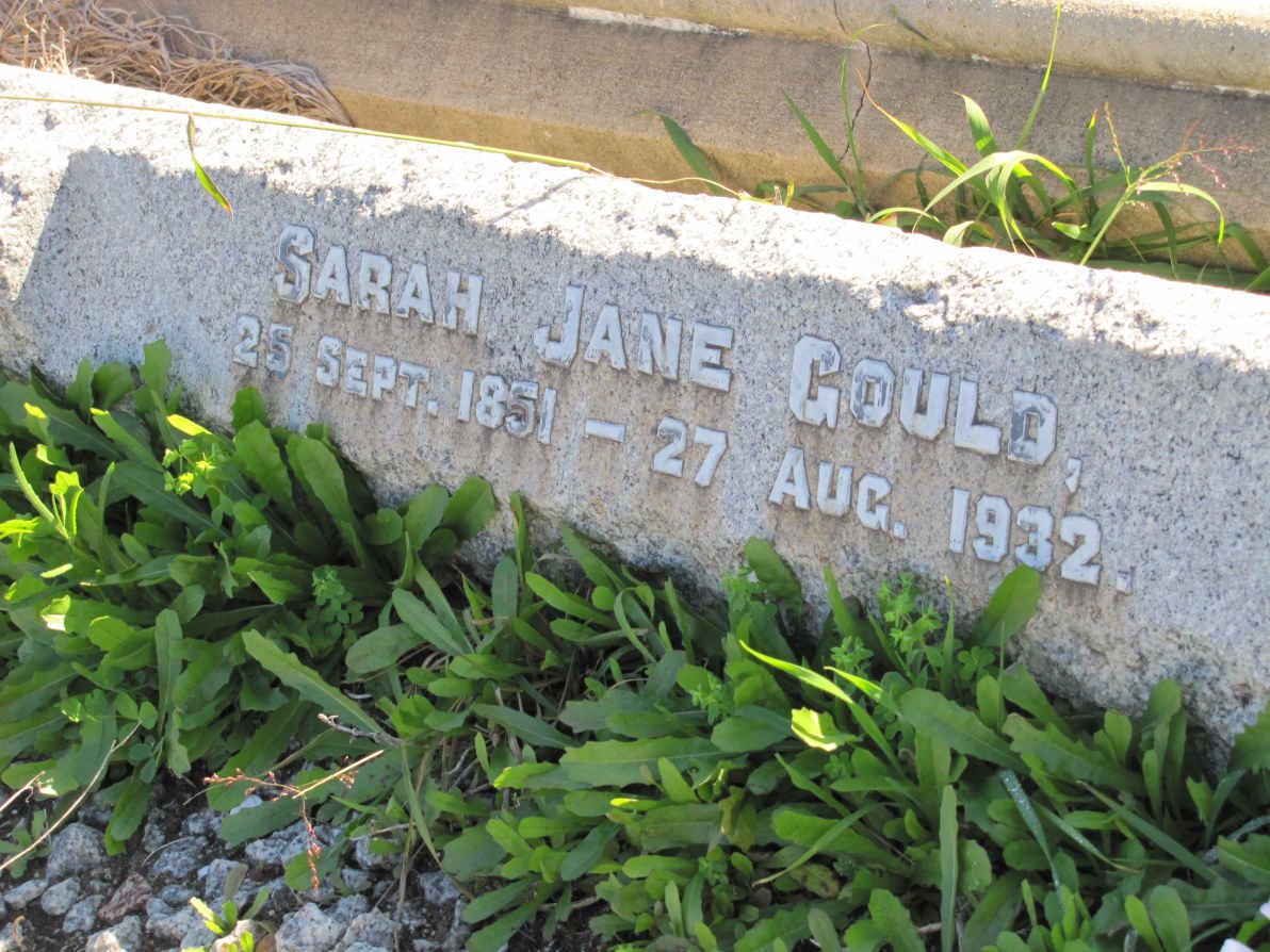 GOULD Sarah Jane 1851-1932