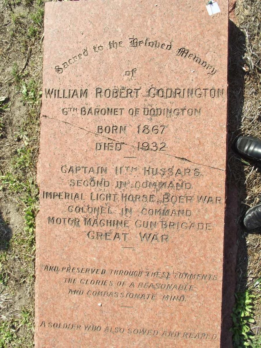 GODRINGTON William Robert 1867-1932
