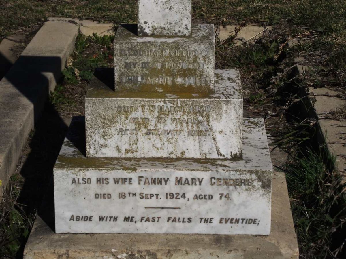 GENDERS John Hatton -1920 &amp; Fanny Mary -1924