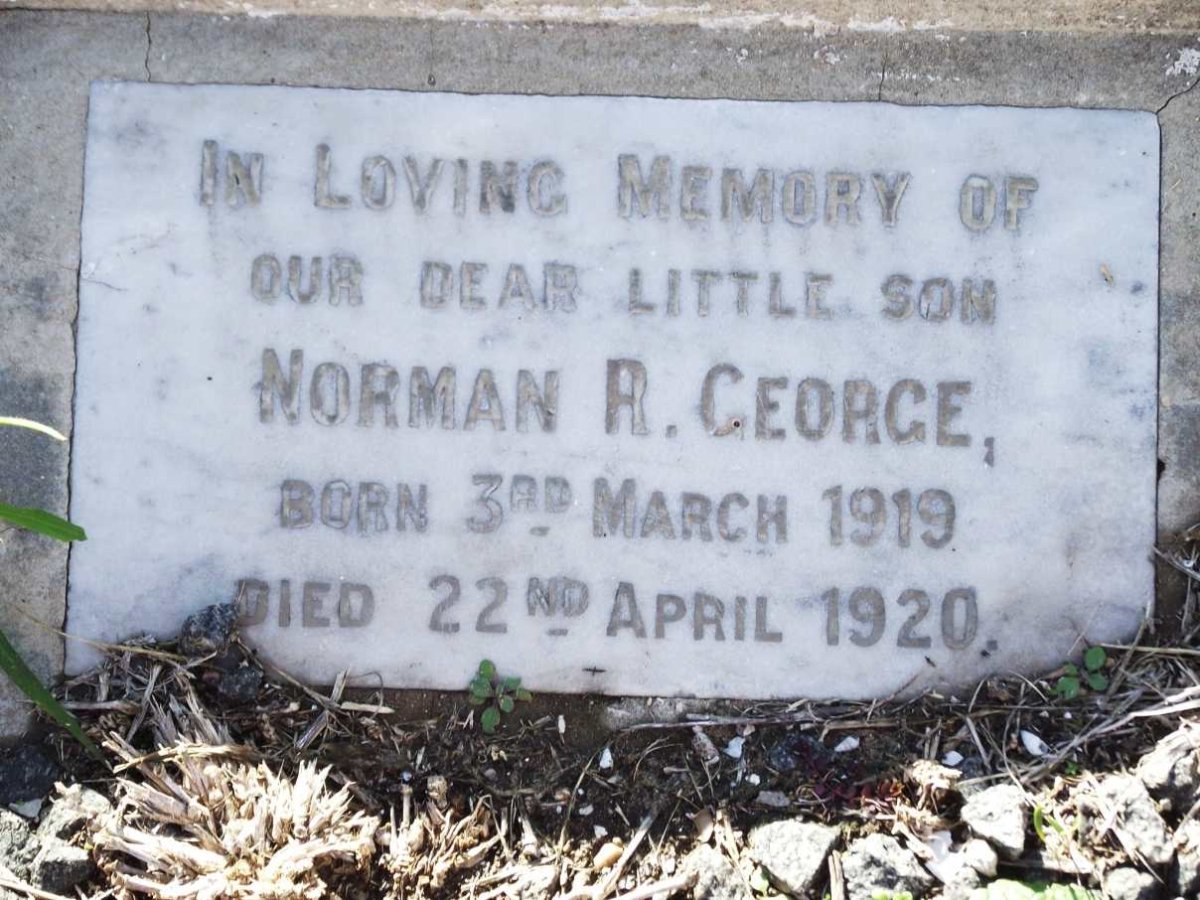 GEORGE Norman R. 1919-1920