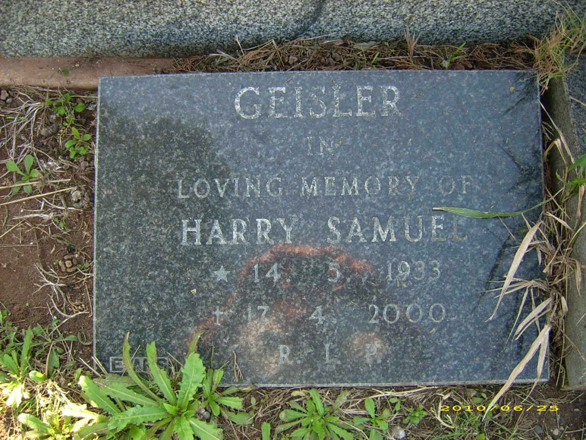 GEISLER Harry Samuel 1933-2000